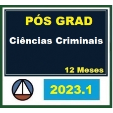 Pós Graduação - Ciências Criminais - Turma 2023.1 - 12 meses (CERS 2023)